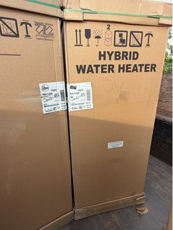 New Rheem 50 Gallon Electric Heat Pump Water Heater 240v Title 24 Compliant