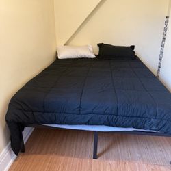 Queen Memory Foam Mattress & Bed Frame