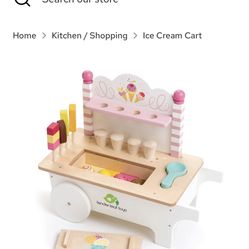 Tender Leaf Play Ice Cream Cart