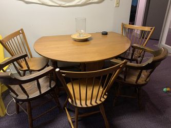 Kitchen table with five chairs