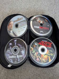 DVD and HD DVD Movie Lot in Carry Case