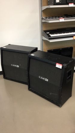 Line 6 speakers, 2 available!