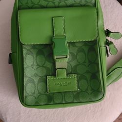 Neon Green Sling Bag