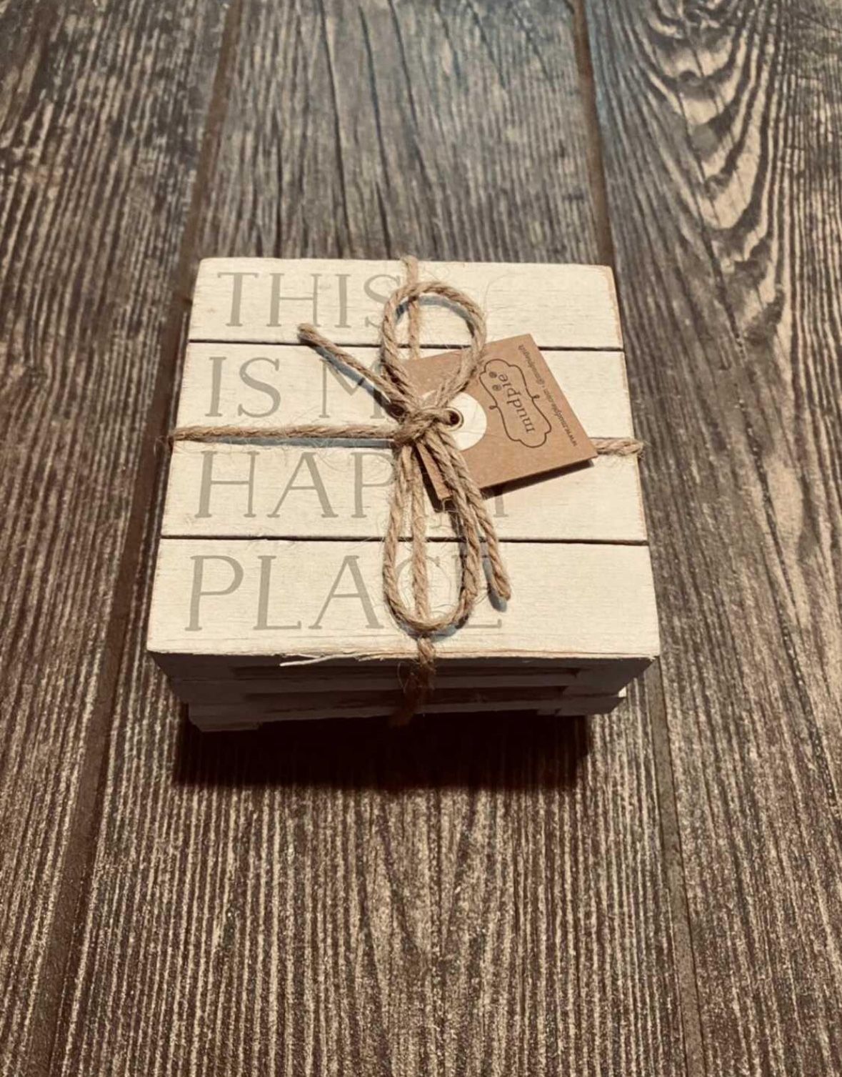 Farmhouse Pallet Coaster Set of 4