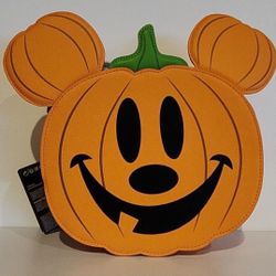 Loungefly Mickey Mouse Jack-O-Lantern Crossbody Mini Backpack 
