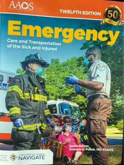 Emergency Medicine Technician Basic Textbook - 12th Edition