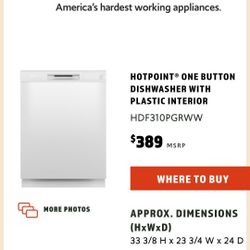 Hot Point Dishwasher Works Like New 