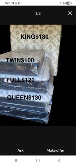 Mattresses King Queen Full Twin