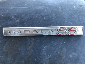 64 IMPALA SS TRUNK EMBLEM