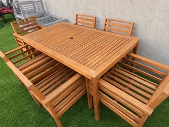 Patio table set