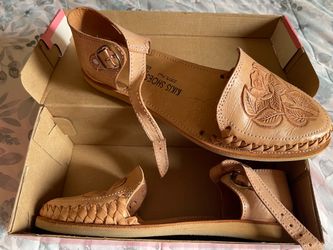 Kiki's Shoes Leather Huarache Sandals