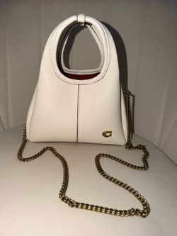 White handbag