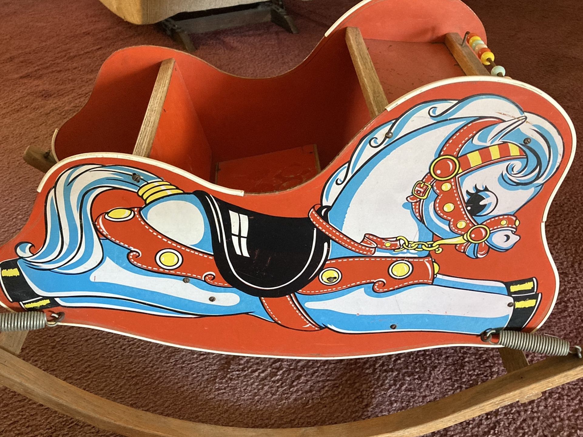 Vintage Child infant Spring Rocking Horse