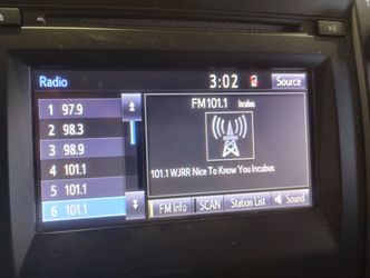 2015-17 Camry Factory Radio