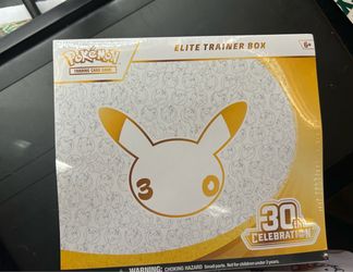 30th anniversary Pokémon trading card collection!