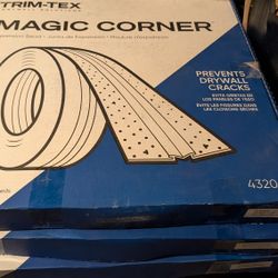 3) New Magic Corner Drywall 200' Reels Trim Tex Corner Bead Dry Wall Corner In Box