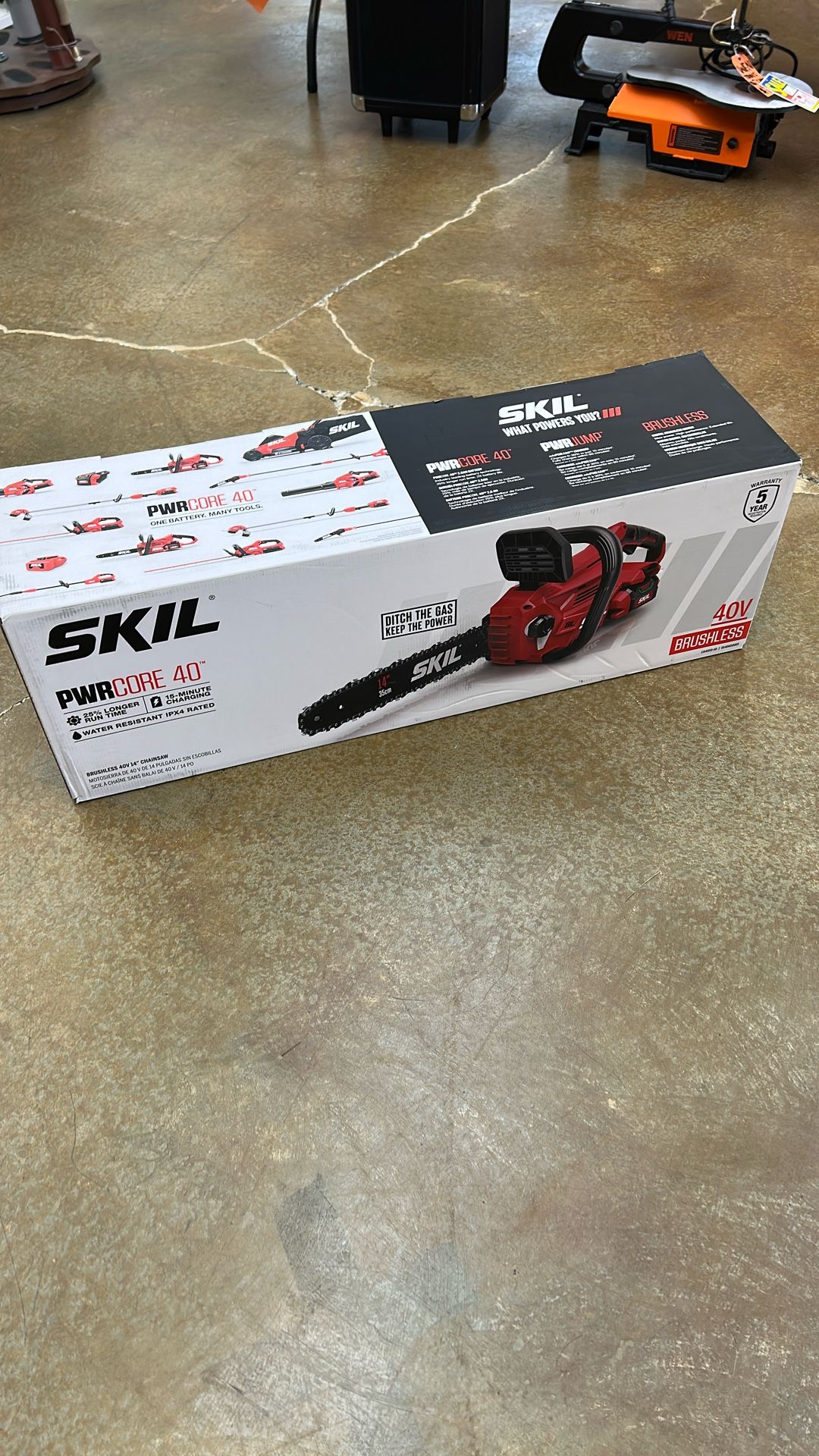 Skill power core 40 new inbox 14 inch chainsaw