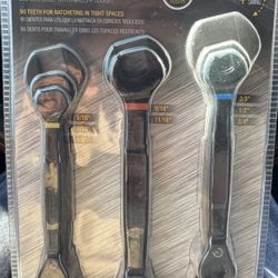 Klein SAE Ratcheting Wrench Set