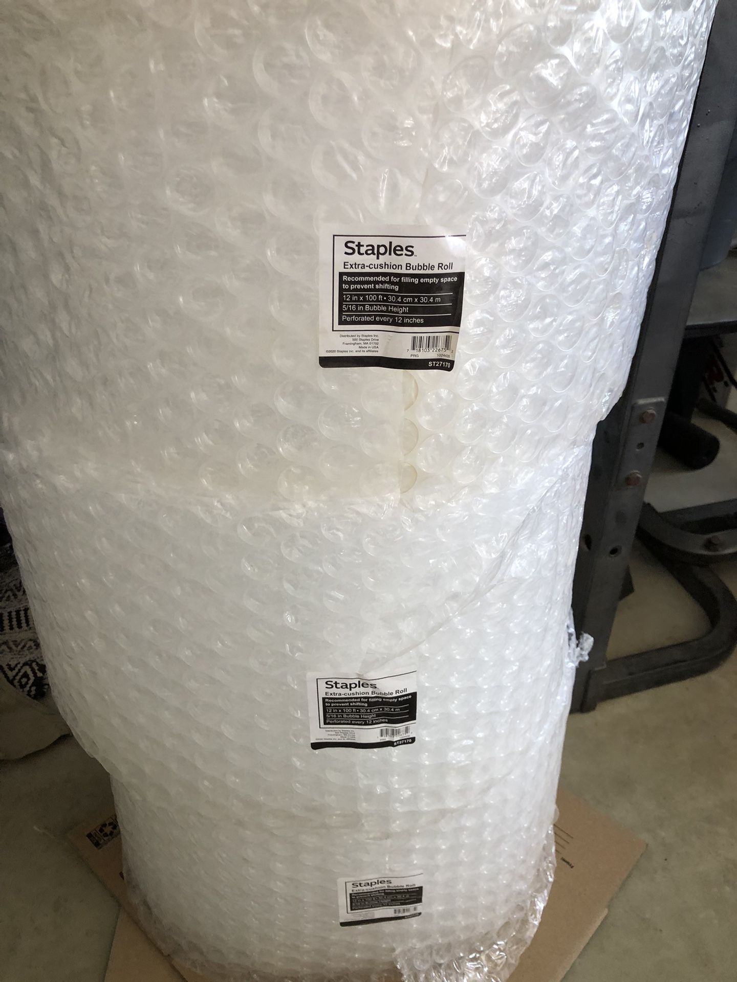 Bubble Wrap Rolls $10 Each