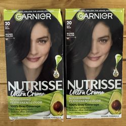 Garnier Nutrisse #20 Soft Black 2ct