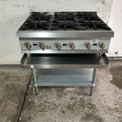 36"  Burner Stove Top With Stand 