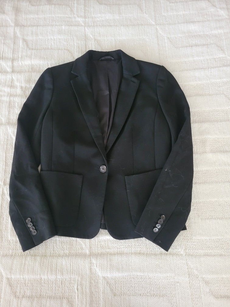 Black Buttoned Up Blazer