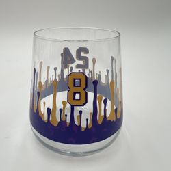 Lakers/Kobe Bryant Glass
