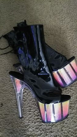 7inch heels made by Pleasure