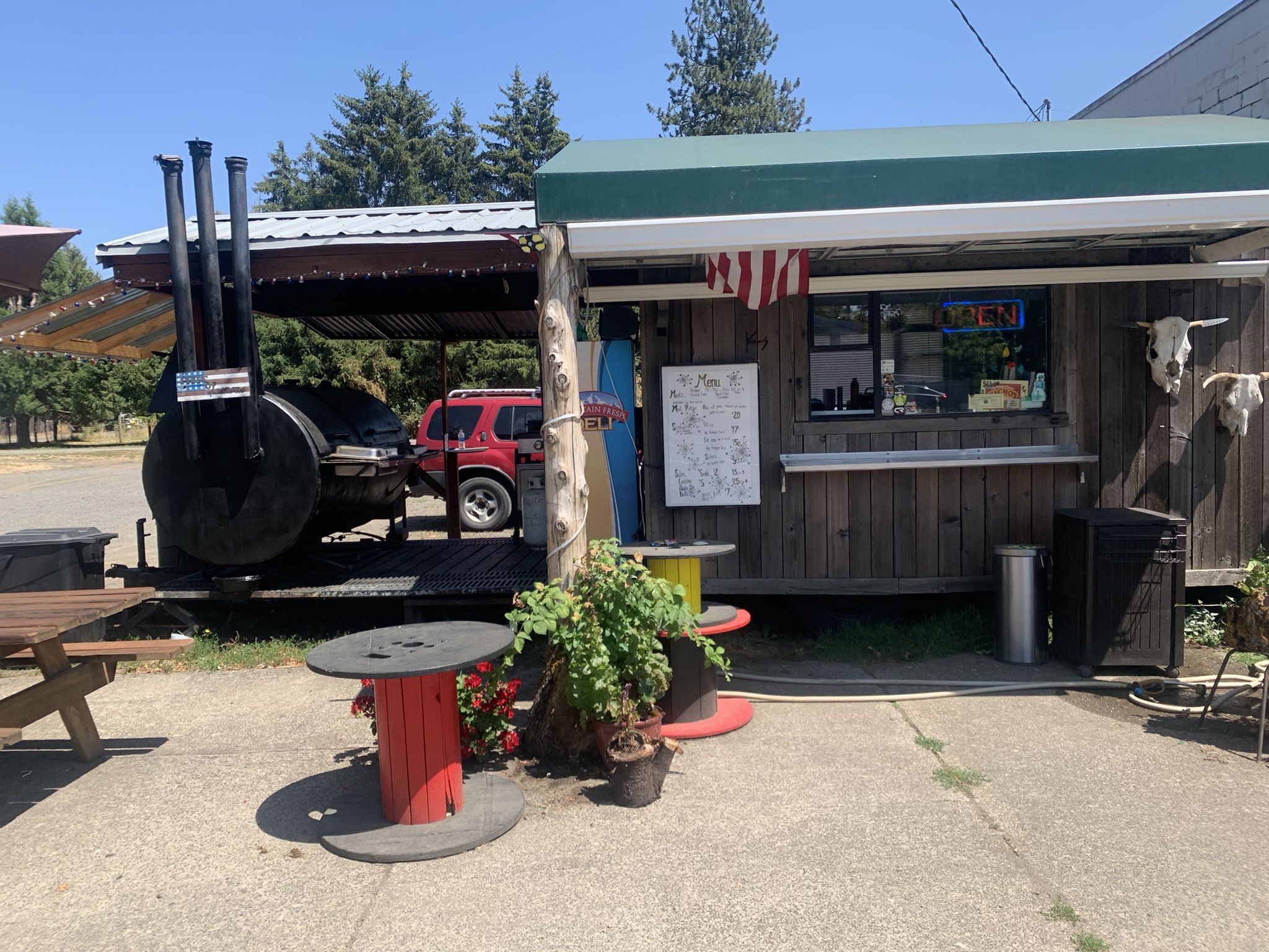Food Trailer 800 Gallon Comercial Smoker