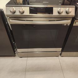 Amazing Samsung 6.3cu Ft Induction Built In Air Fryer M#NE63B8611SS