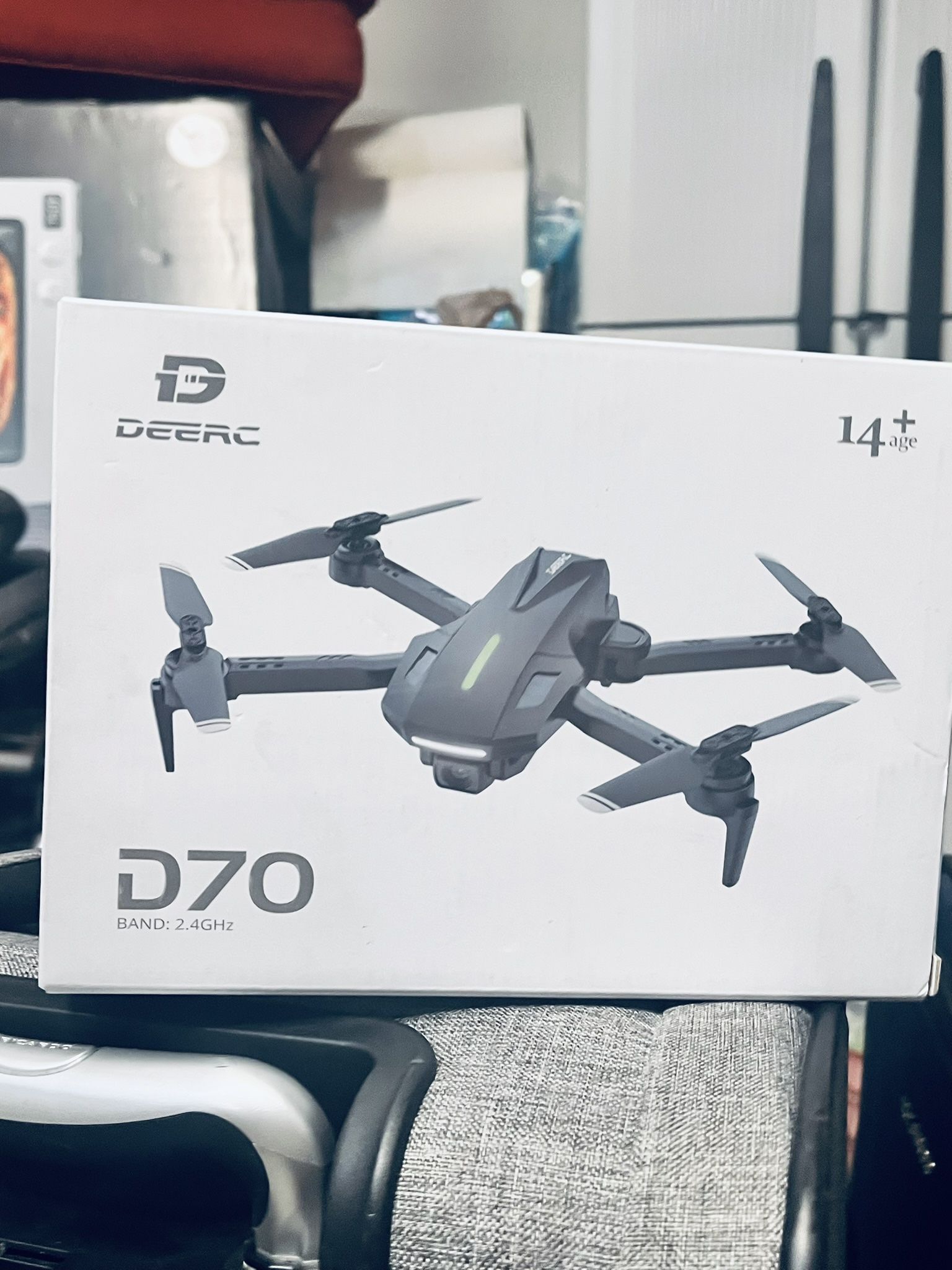 Brand New DEERC Drone with Camera, D70 Drones with Camera for Adults 1080P HD