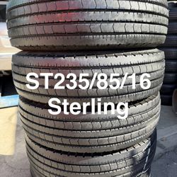 ST235/85/16 (4) Sterling All Steel zc rubber