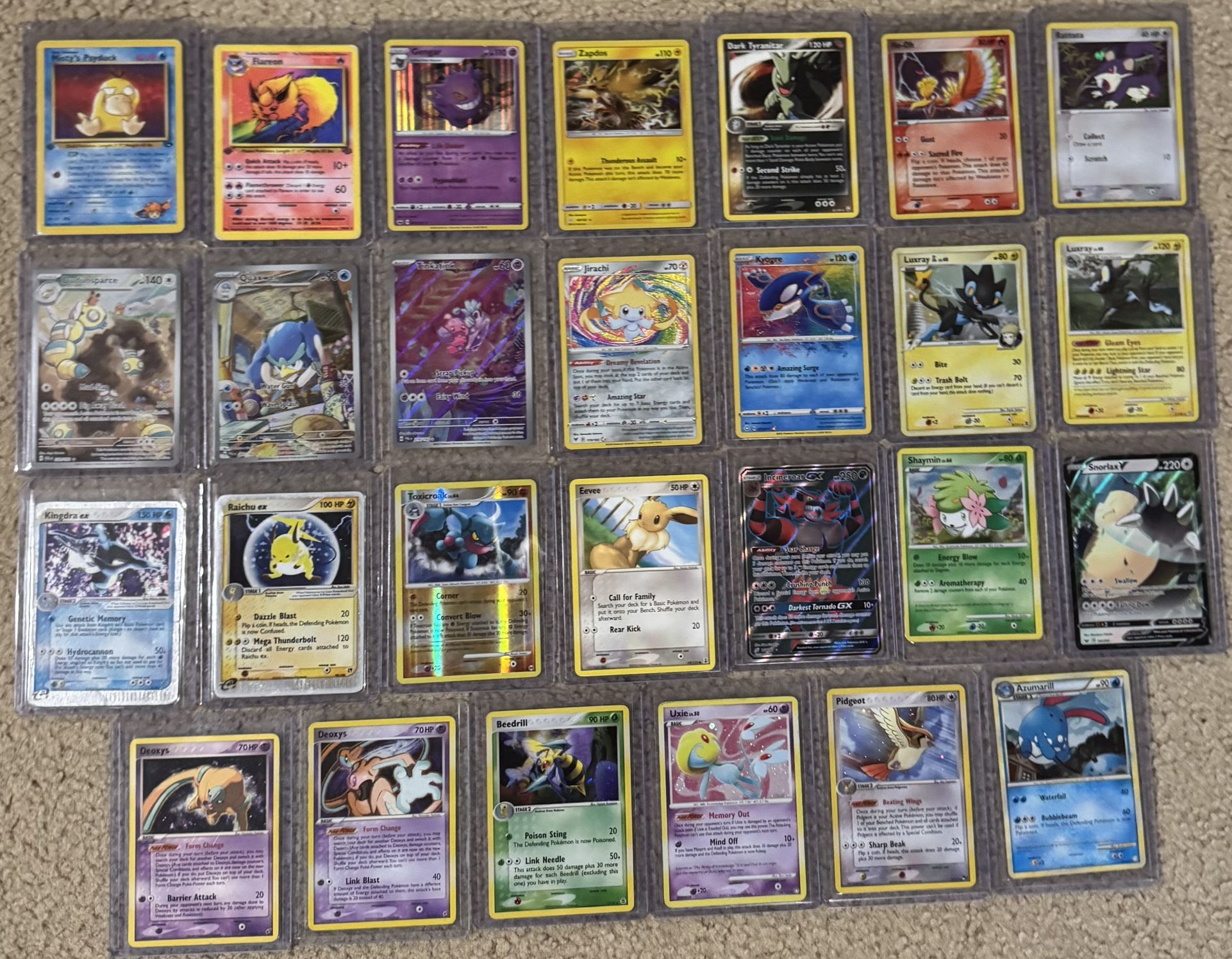 Pokemon Cards Raw Single