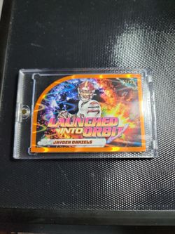 Jayden Daniels 2024 Topps Chrome Launched into Orbit /25