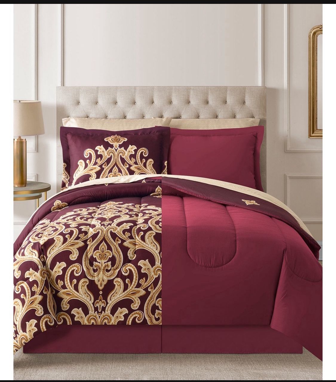 Amalanta reversible comforter set