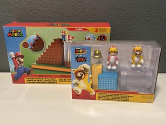 Super Mario Course Complete Playset and 3D World Diorama Set