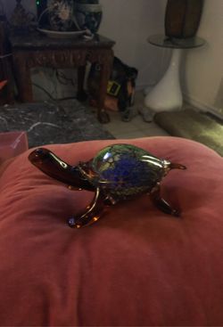 TURTLE - MILLEFIORI - ORIGINAL MURANO GLASS OMG