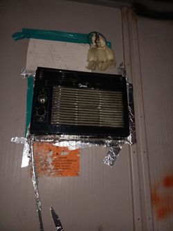 Midea black window unit