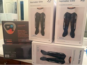 Normatec elite boot (tall) & Theragun pro plus