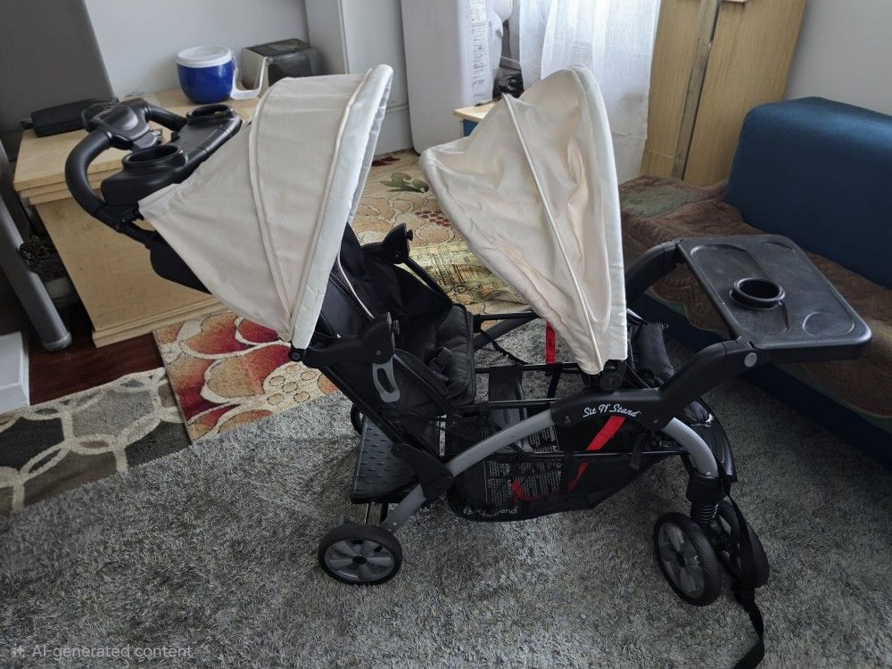 Kids Double Seats Stroller