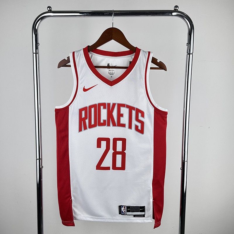 NBA Rockets Home White #28 Sengun Jersey