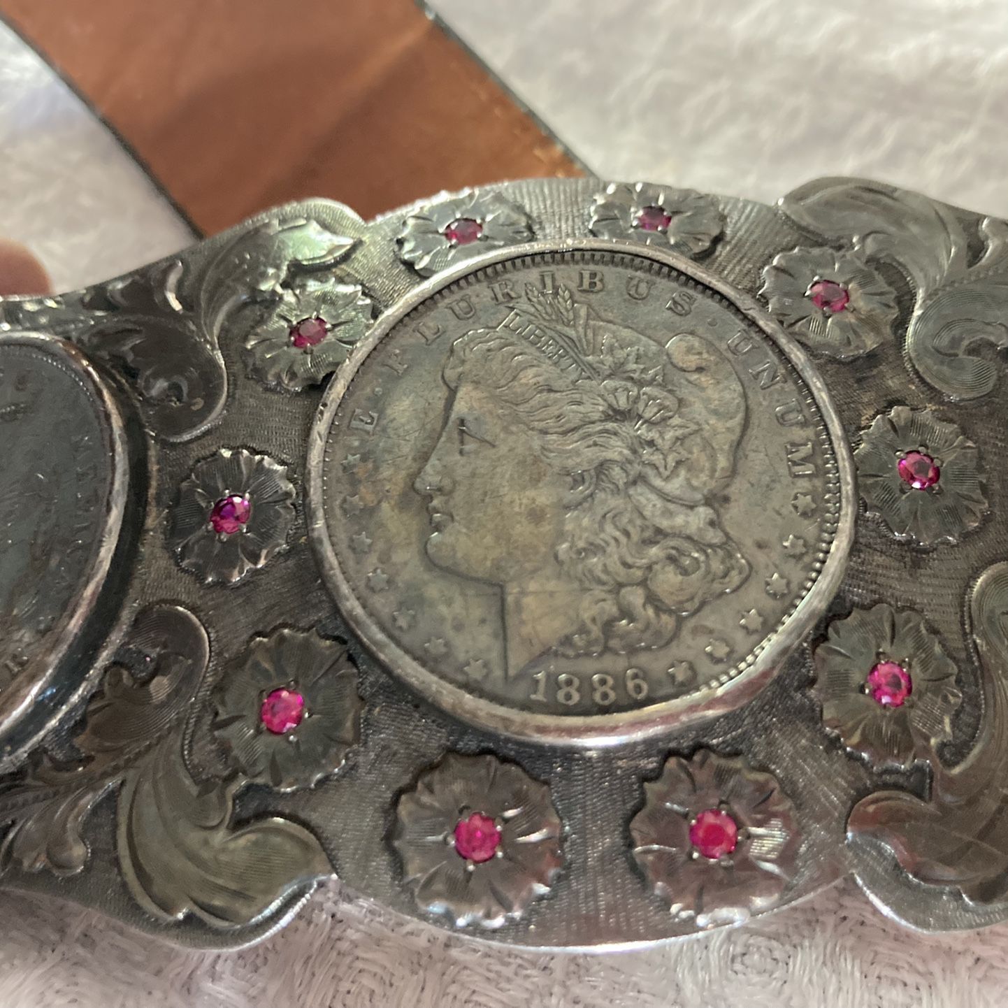 Antique Sterling Silver Belt Buckle – John Rippel USA