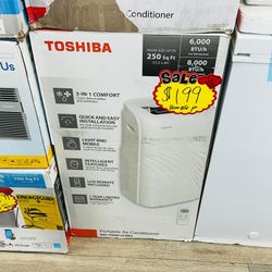 TOSHIBA PORTABLE AIR CONDITIONER 8000BTU
