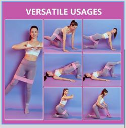 Pink Fabric Resistance Loop Band