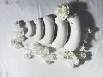 Newborn Photography Posing Pillow + Florals