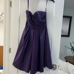 Purple Cocktail Dress Size 10