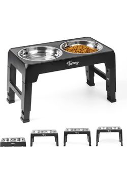Height Adjustable Dog Bowl