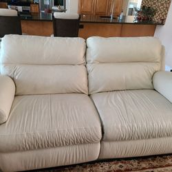 Dual Recliners /Love Seat And Two End Table For Sale