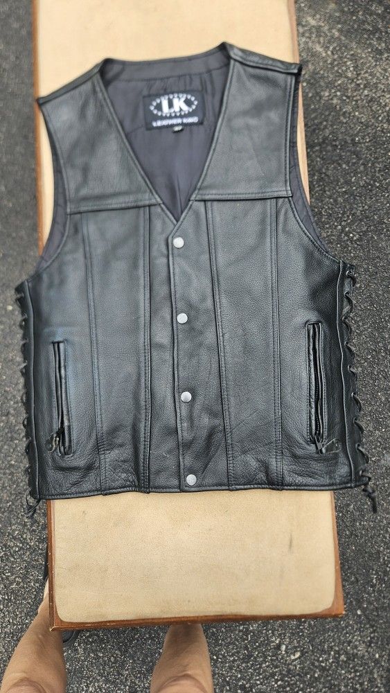 Leather King Mens Vest