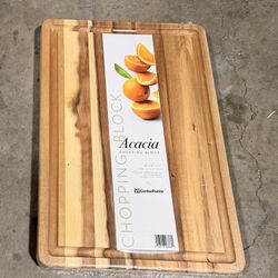 2 ft. Acacia Solid Wood Butcher Block Bar Countertop With Square Edge 